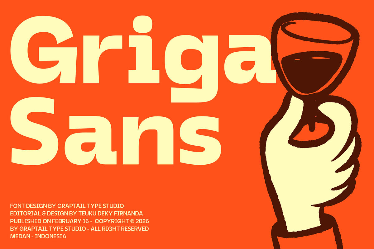 Griga Sans - Font Family, a Sans Serif Font by Graptail (Photo 1 of 18)