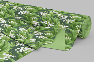 Seamless Lily Of The Valley Papers