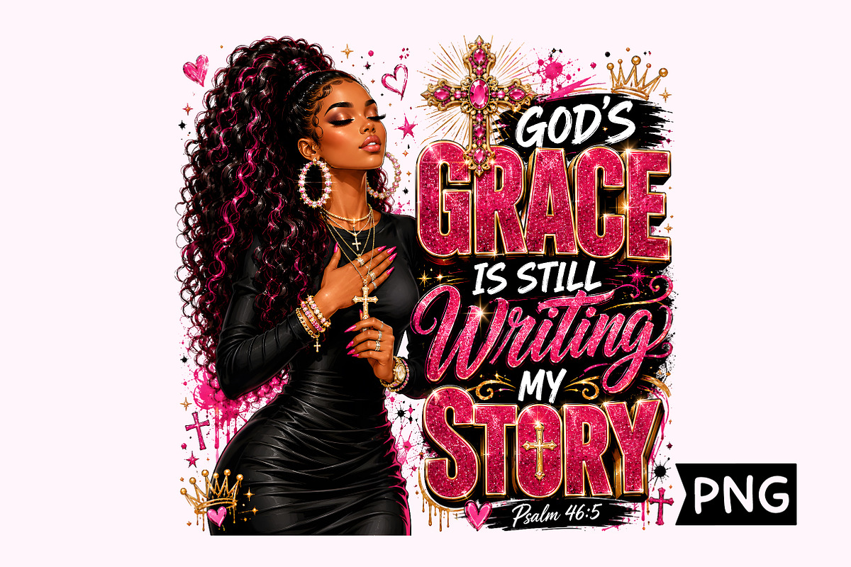 God Grace Is Still Writing My Story, a Person Illustration by Creative Art (Photo 1 of 3)