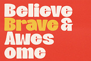 Rooly - Unique Chunky Display Font, a Sans Serif Font by Bentype Studio (Thumbnail 2 of 7)