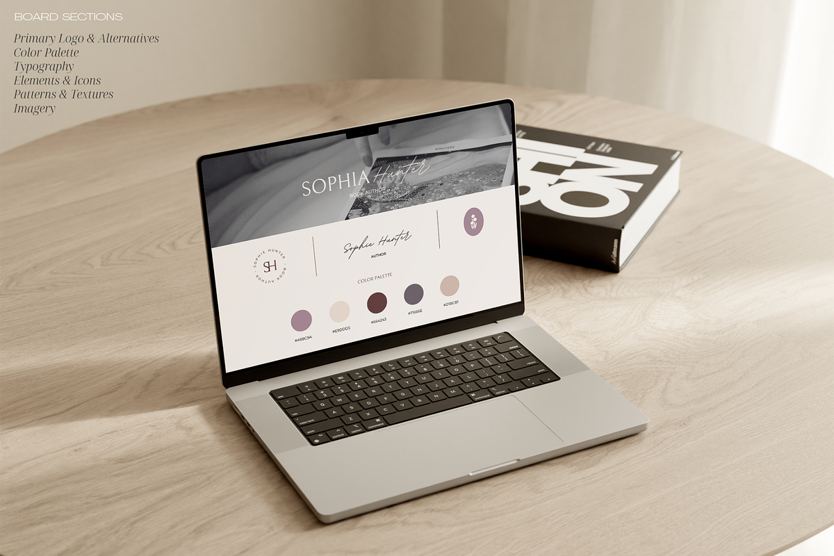 Author Brand Board, a Branding & Logo Template by Creatif Foundry (Photo 4 of 6)