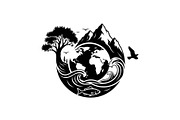50 Eco Earth Protection Silhouette, an Illustration by Designs_River (Thumbnail 37 of 51)