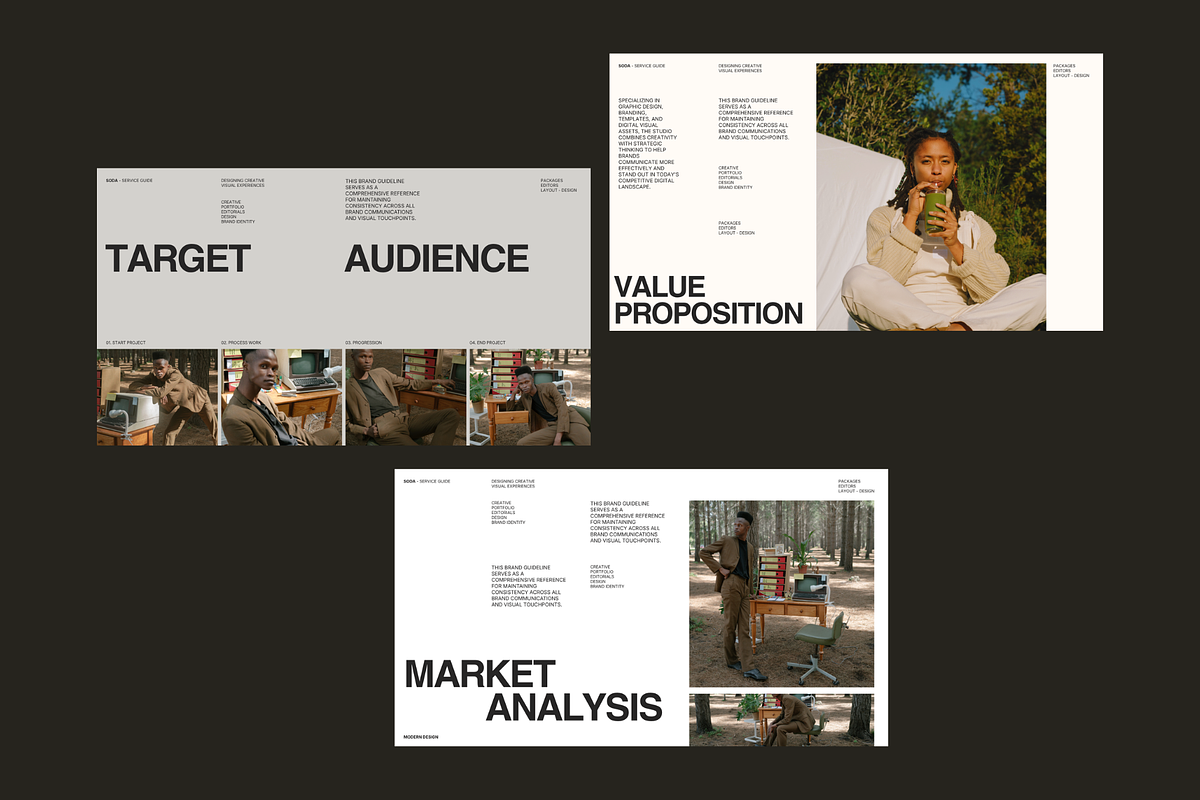 SOBA - Brand Strategy Template, a Presentation Template by Creatorism (Photo 3 of 8)
