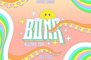 Bonx Allcaps Font, a Script Font by GRVS Studio (Thumbnail 1 of 6)