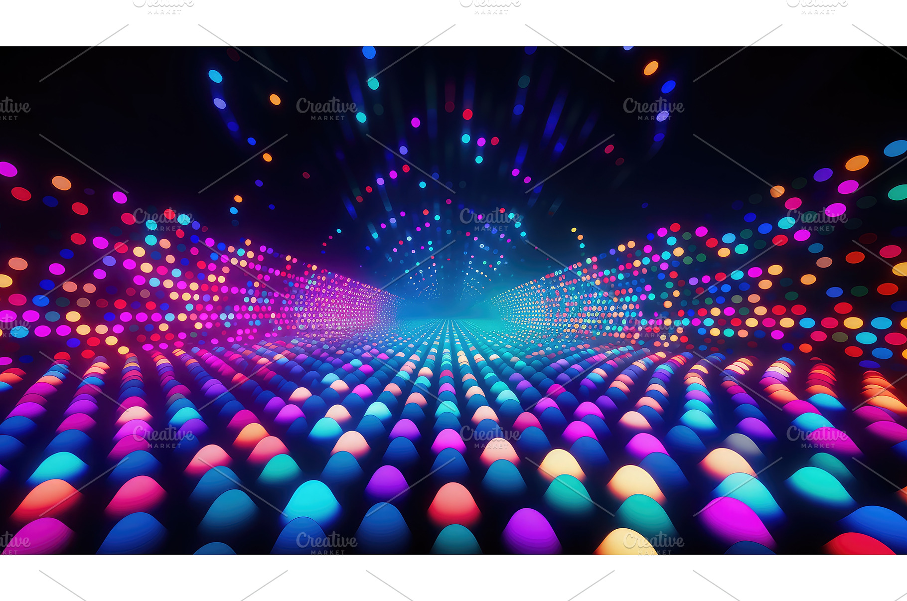 minimal perspective dots background, an Abstract Photo by pikepicture