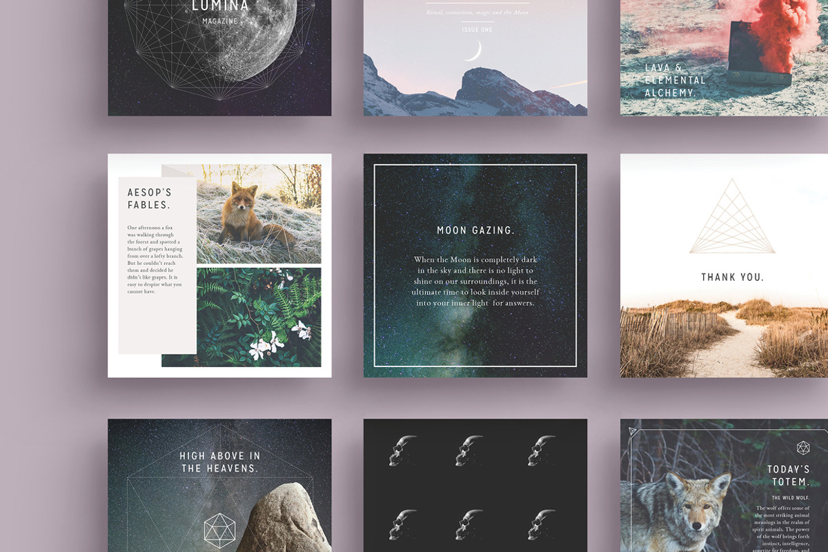 LUMINA Social Media BUNDLE, a Social Media Template by 46&2 Collective (Photo 12 of 15)