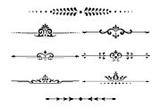 Vintage set of decorative elements, a Decorative Illustration by RODINA (Thumbnail 1 of 3)