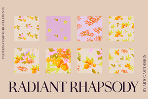 Radiant Rhapsody Vector Patterns