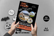Halloween Real Estate Flyer Canva, a Marketing Template by CreativeVinesStore (Thumbnail 3 of 6)