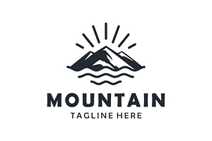 Mountain Adventure Emblem Logo, a Branding & Logo Template by jundio studio