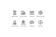 Power and Energy Thin line icons, an Outline Icon by vectorstank (Thumbnail 3 of 6)