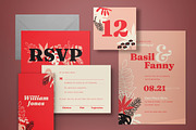 Simple Wedding Invitation Set, an Invitation Template by graphicook (Thumbnail 3 of 3)