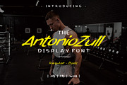 Antonio Zull Brush Font, a Script Font by yantodesign (Thumbnail 1 of 8)
