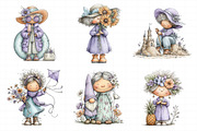 Summer Funny Grandma Clipart, an Illustration by Daily.Designs (Thumbnail 6 of 7)