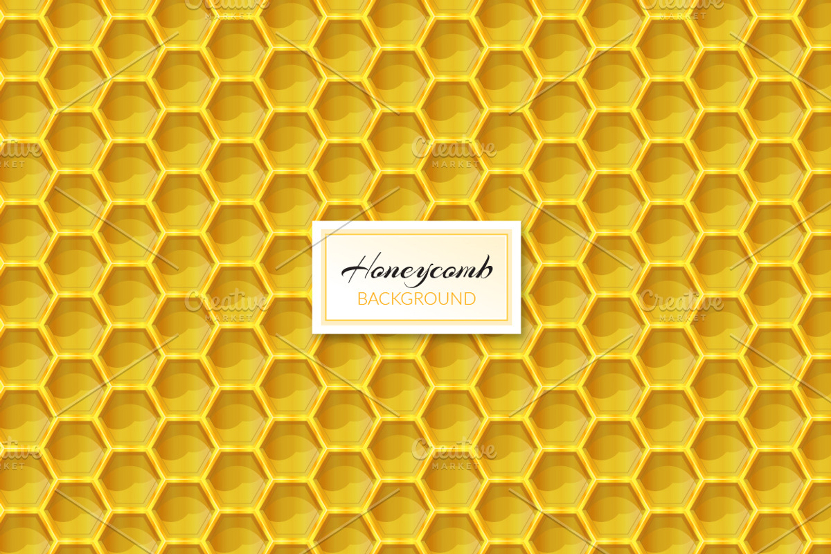 Honeycomb Pattern Background, a Pattern Graphic by gina_art