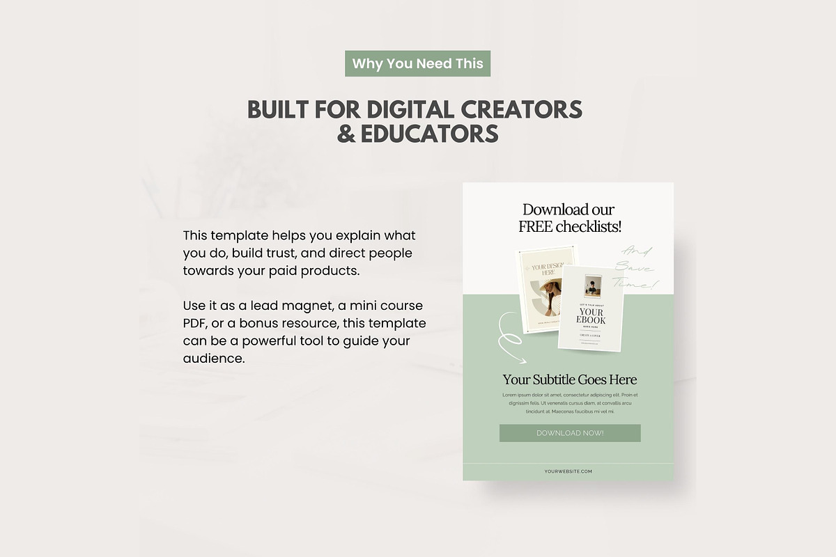 Canva Sage eBook Lead Magnet, a Marketing Template by Hayley's Digital Hub (Photo 3 of 10)