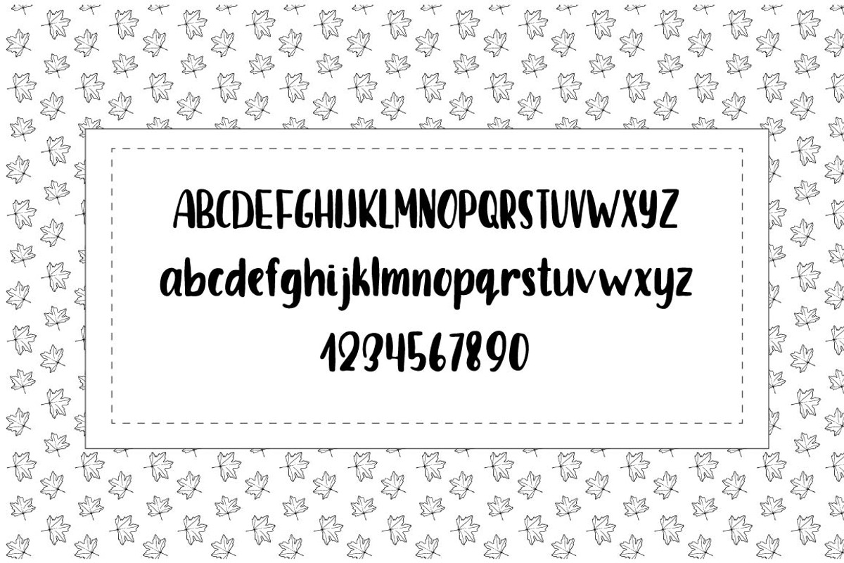 September font and doodles. preview 3