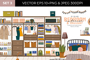 Home INTERIOR & House DECOR BUNDLE, an Object Graphic by Ruslana Lubenets (Thumbnail 9 of 41)