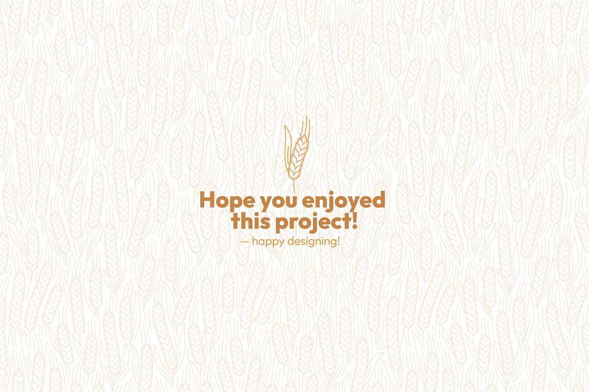 Wheat Ears Seamless Vector Pattern, a Texture Illustration by Ilia Design (Photo 6 of 6)