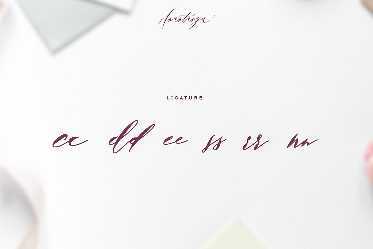 Anantasya | Script font, a Script Font by Analogous (Photo 14 of 15)