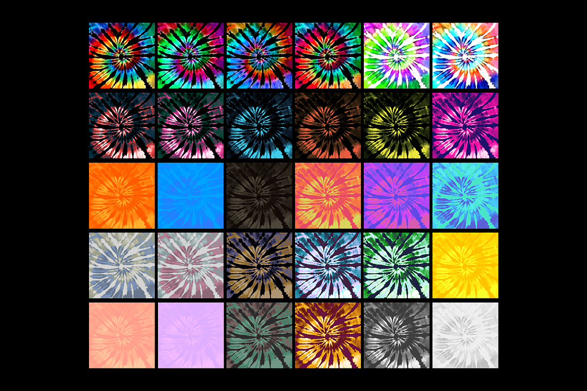 Tie Dye Squares Vol 002, a Texture Graphic by bsteczdesigns_ (Photo 5 of 5)
