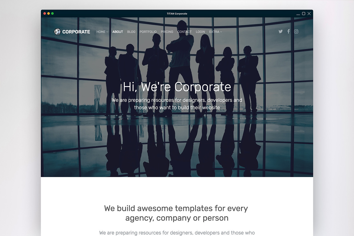 TITAN Corporate - HTML Template, a HTML Template by Themebiotic (Photo 3 of 5)
