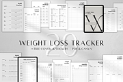 Weight Loss Tracker Printable, a Stationery Template by BRANDcontent (Thumbnail 1 of 6)