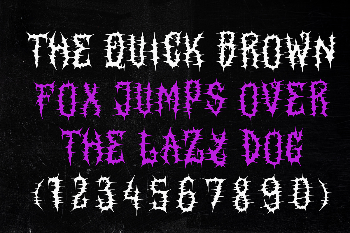SONTEN Modern Blackletter Metal, a Blackletter Font by dansdesign (Photo 2 of 12)