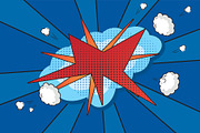 48 Vector Comic Background Bundle, a Background Graphic by MRI STUDIO (Thumbnail 2 of 18)