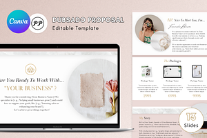 Dubsado Proposal Template, a Landing Page Template by PittaFinePrint