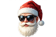FunnyWine Christmas Cocktail Clipart, a Seasonal Illustration by Creative design (Thumbnail 6 of 7)