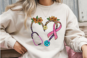 Breast Cancer Awareness Stethoscope, a Graphic by iloveTemplate (Thumbnail 1 of 5)