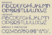 SCIENTIFIC MILESTONE - ART DECO FONT, a Sans Serif Font by 177Studio (Thumbnail 7 of 8)