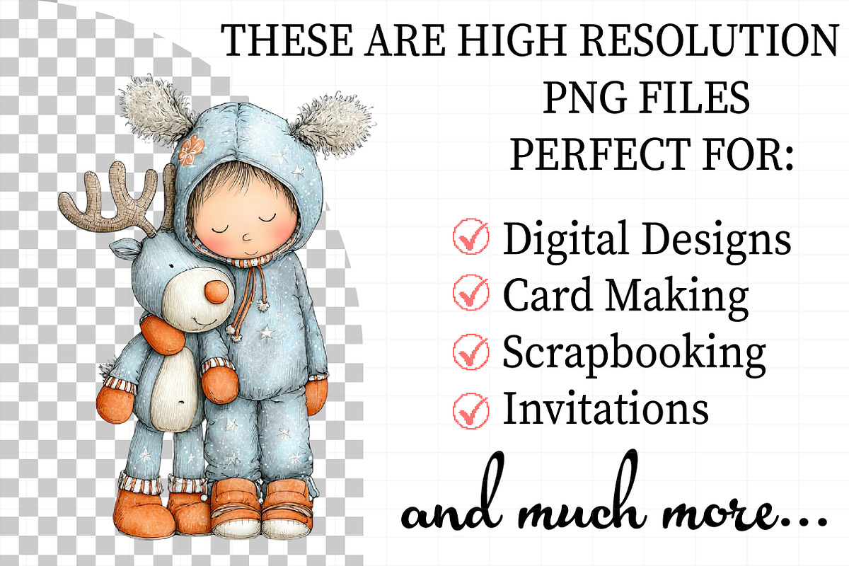 Christmas Baby Clipart, an Illustration by Daily.Designs (Photo 2 of 5)