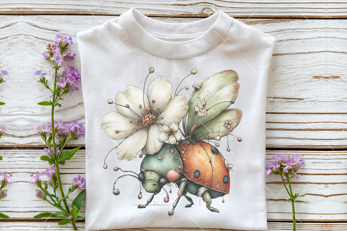 Whimsical Spring Clipart Bundle, an Illustration by OK Design (Photo 4 of 6)
