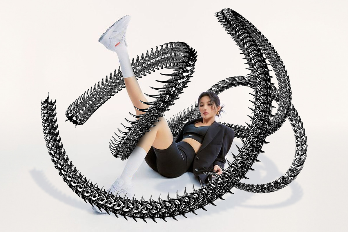 ABSTRACT CHROME 3D SHAPES WITH SPIKE, an Object Graphic by BonkiStudio (Photo 4 of 13)