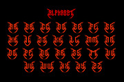 SabsoR Metal Horror Font, a Blackletter Font by dansdesign (Thumbnail 4 of 8)
