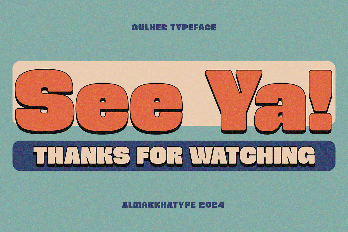 Gulker – Dynamic Display Font, a Sans Serif Font by Almarkhatype (Photo 14 of 15)