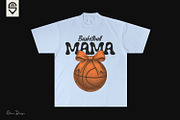 Basketball Mama, T-shirt Design, a Graphic by shaondesigns (Thumbnail 3 of 4)