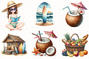 Summer Sublimation Clipart, an Illustration by OK Design (Thumbnail 2 of 5)