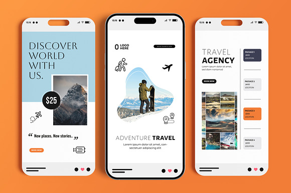 Travel Social Media Story Design preview 7