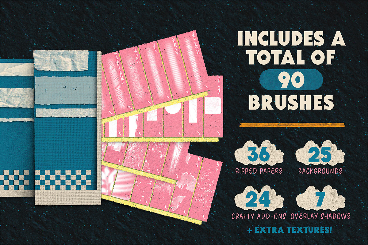 Ultimate Photoshop Background Set, a Brush Add-On by Shoutbam (Photo 6 of 11)