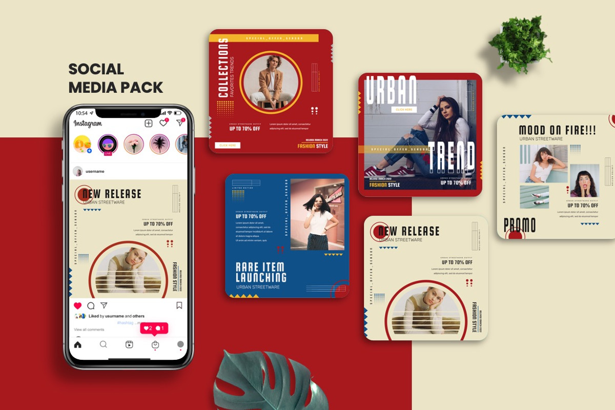 Extro - Fashion Instagram Post, a Social Media Template by Dhabee