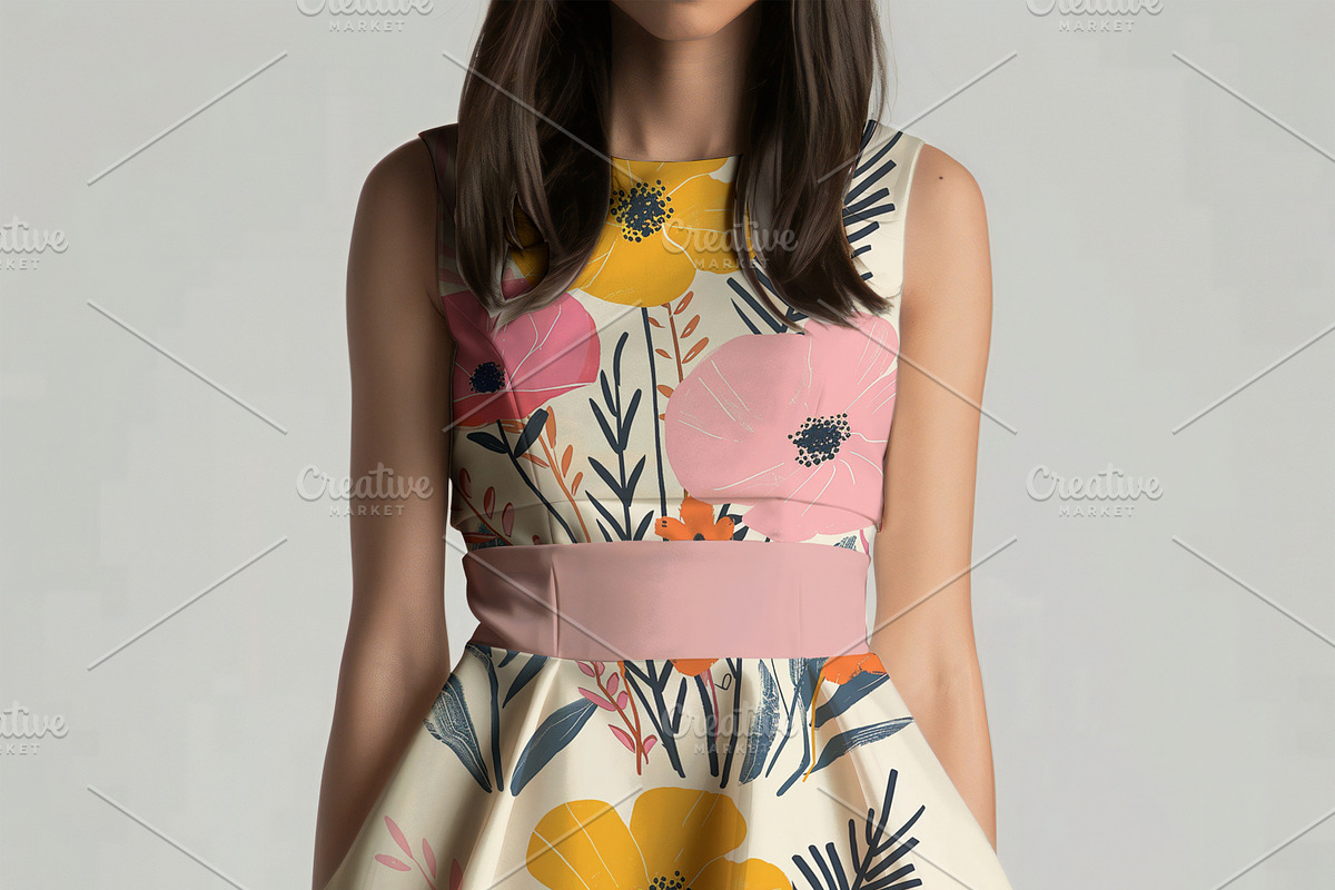 Short Dress Mockup, an Apparel Mockup by Nora Gad (Photo 6 of 14)