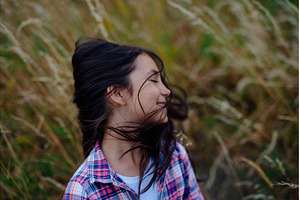 Portrait of beautiful young girl, a Person Photo by HalfPoint
