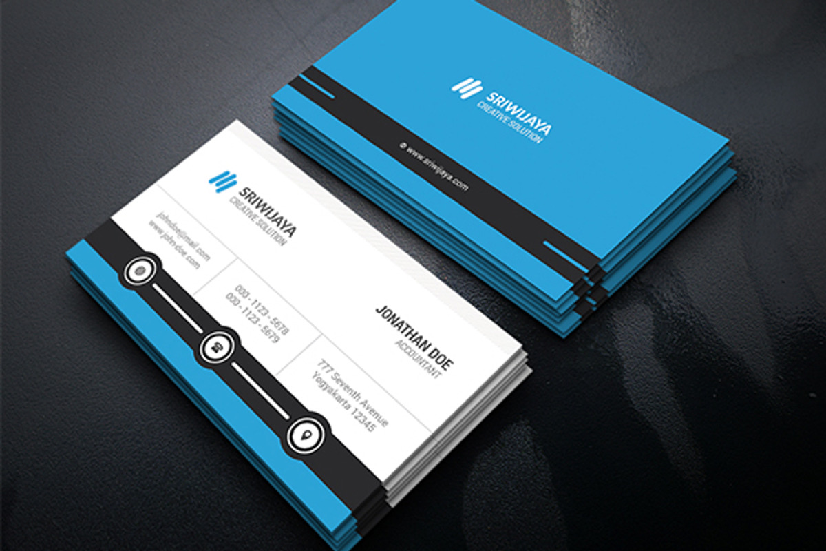 Corporate Business Card, a Business Card Template by InfinityArt (Photo 2 of 2)