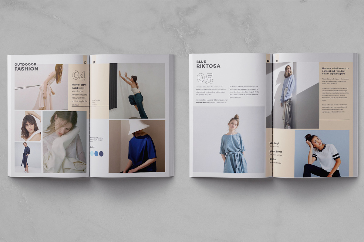 Fashion Lookbook / Brochure, a Brochure Template by Addaxx (Photo 6 of 7)