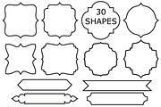 30 frames, 8 styles - PNG, a Graphic by Wild Rose (Thumbnail 2 of 4)