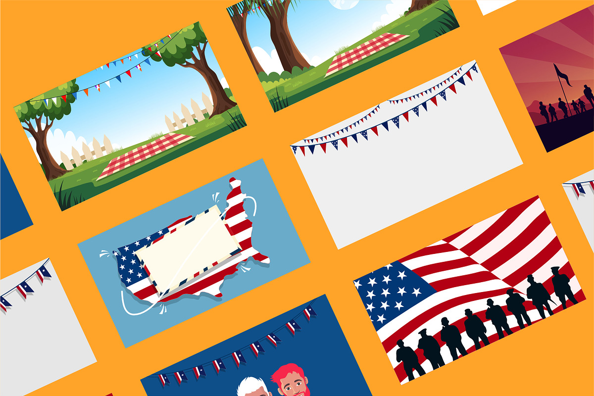 Happy 4th of july, a Seasonal Illustration by foxndeer (Photo 4 of 4)