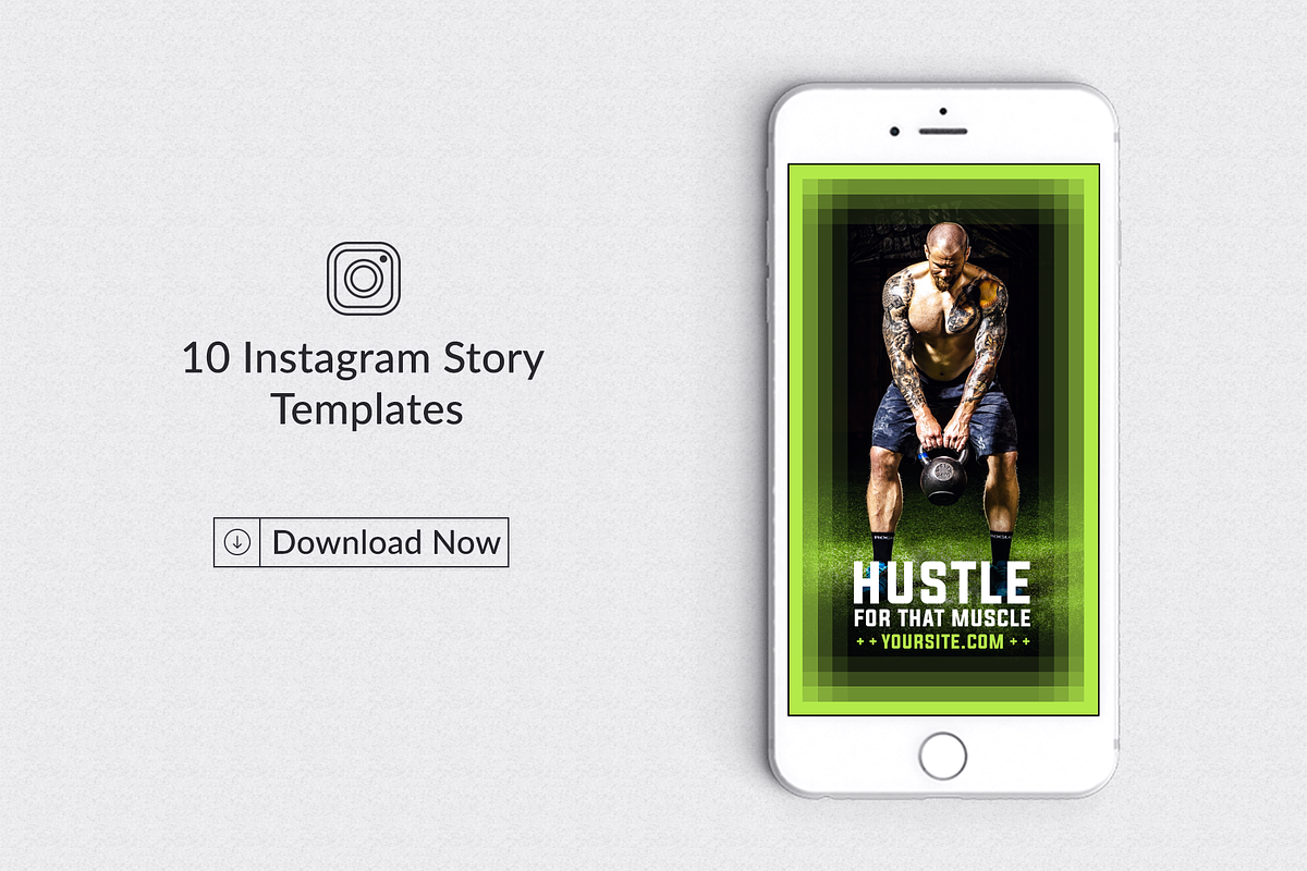 Fitness Instagram Story Templates, a Social Media Template by Jaisivakumar (Photo 5 of 6)